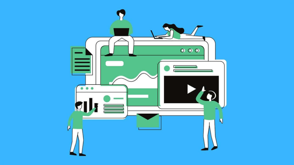 AI 시스템이 광고 데이터를 분석하고 퍼포먼스 마케팅을 자동 최적화하는 모습을 표현한 이미지